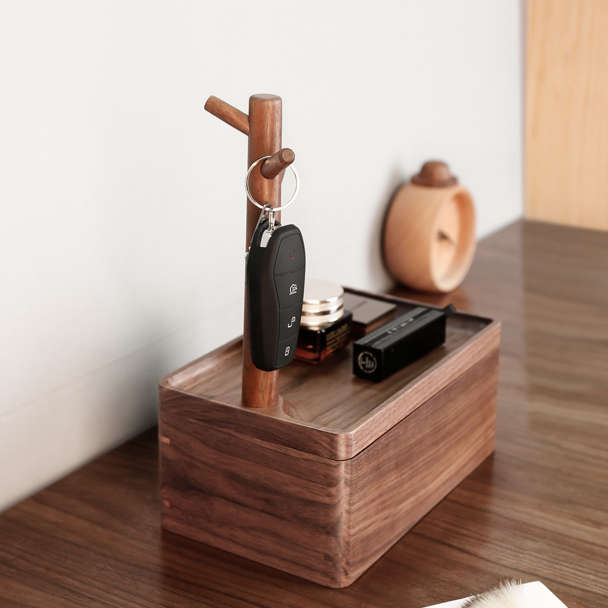 銀製　尚美堂　小判型　小物入れ　木箱付き 91+HoOOM92L.jpg